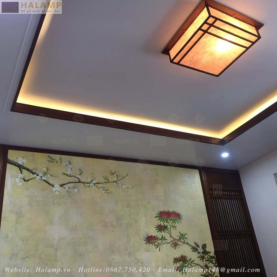 Đèn ốp trần trang trí nội thất phòng ngủ