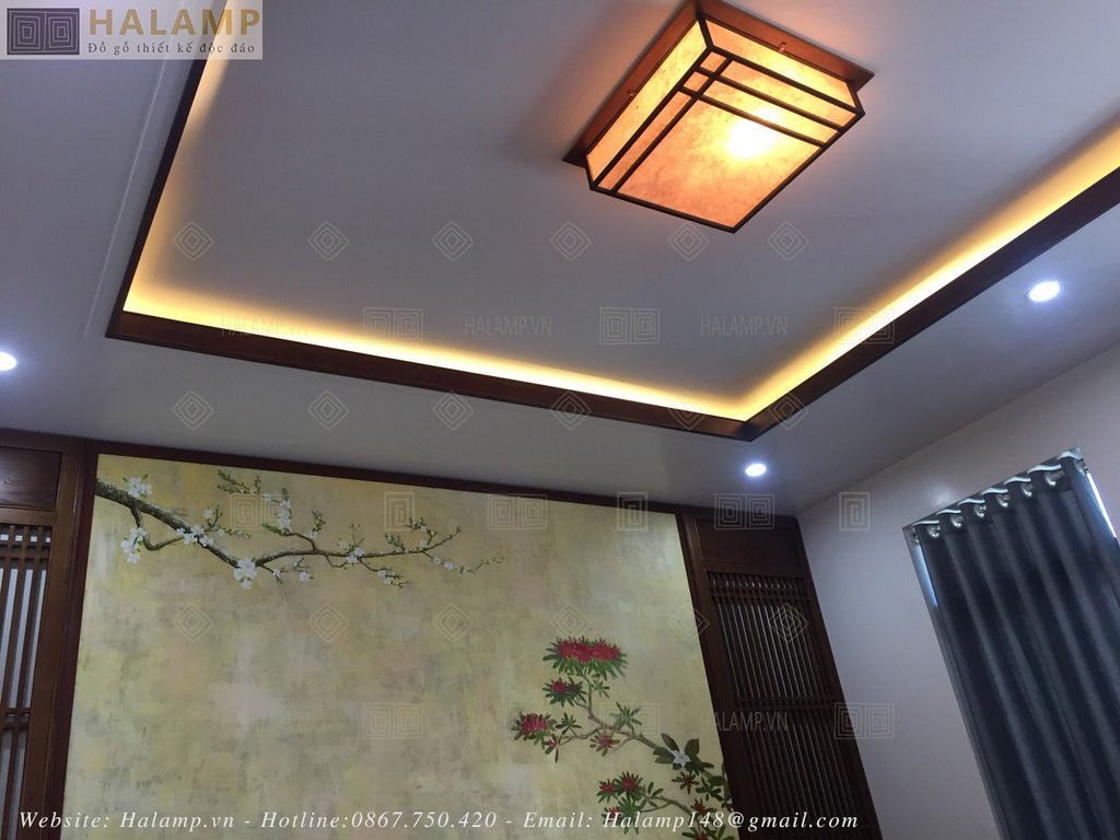 Trang trí tường bằng tranh vẽ sau đó dán lên tường