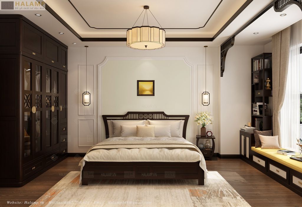 Thiết kế phòng ngủ master căn hộ An Bình city