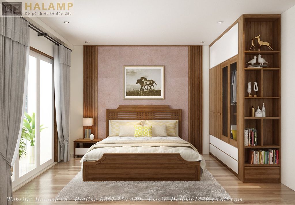 Thiết kế phòng ngủ master căn hộ 88 Phùng Hưng