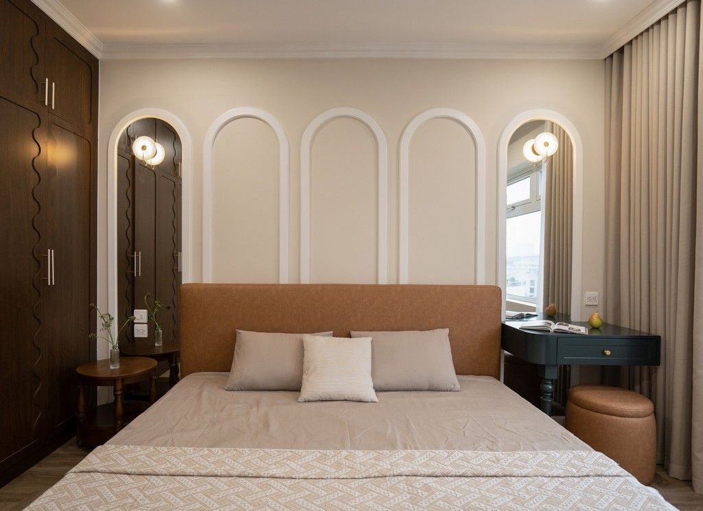 Biến hóa căn hộ 10 năm tuổi thành tổ ấm Indochine hiện đại với 600 triệu đồng