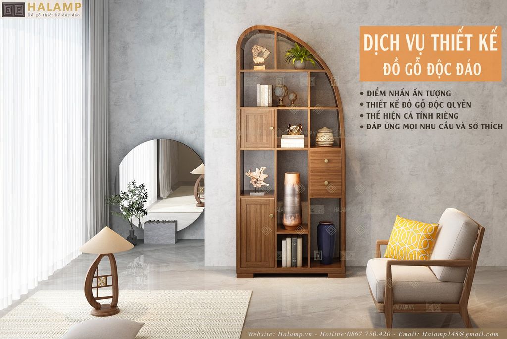 Dịch vụ thiết kế đồ gỗ độc đáo – Tạo điểm nhấn nghệ thuật cho không gian sống