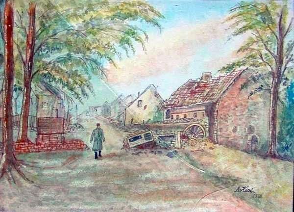 Một số bức tranh tiêu biểu của Hitler