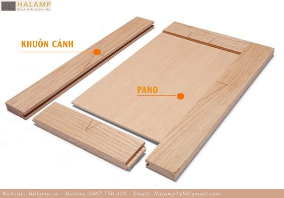 Cấu tạo pano lồng khung gỗ tự nhiên