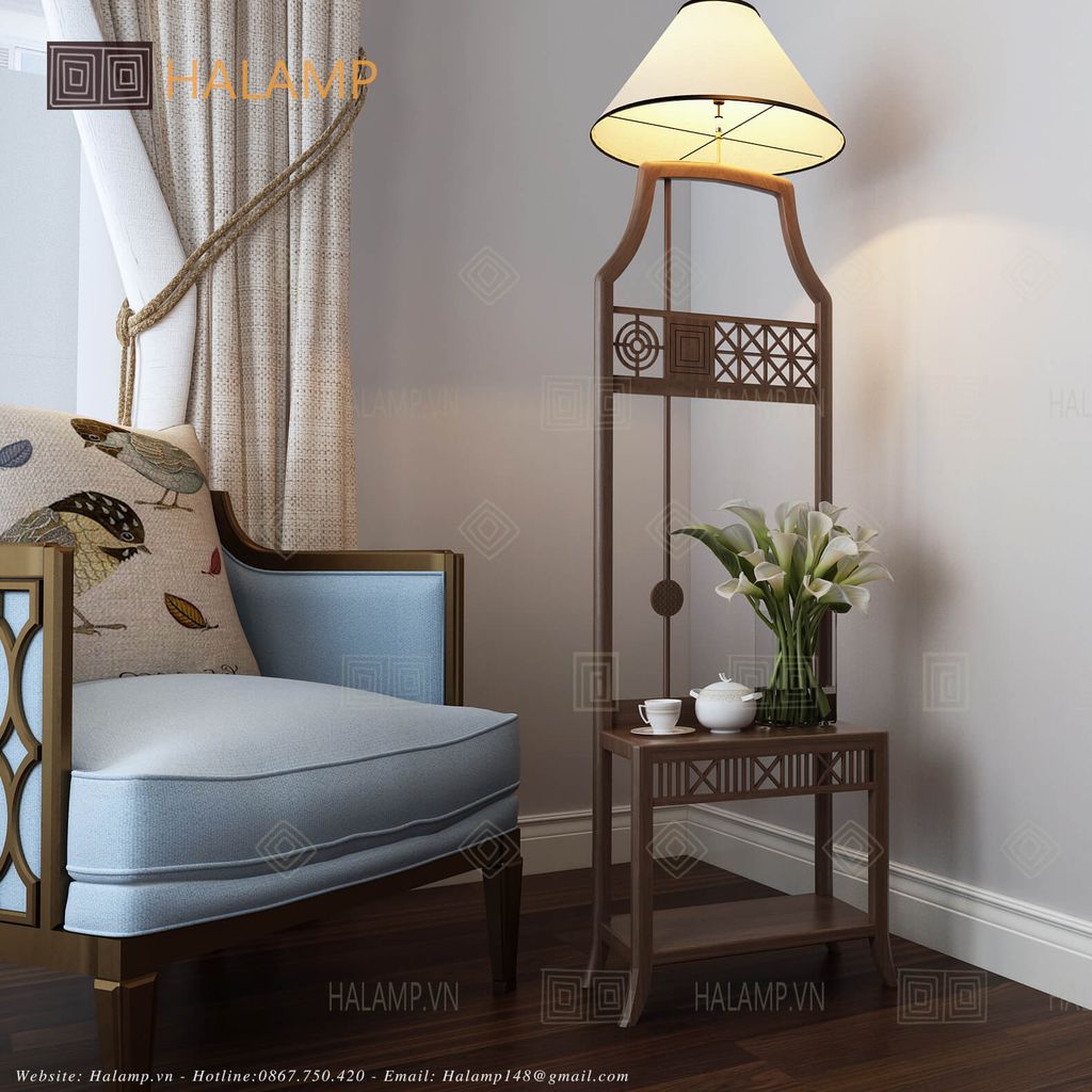 Đèn sàn nội thất halamp
