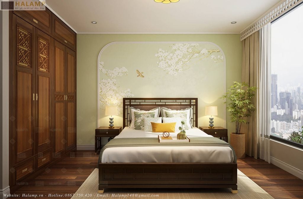Mẫu thiết kế phòng ngủ công trình chung cư