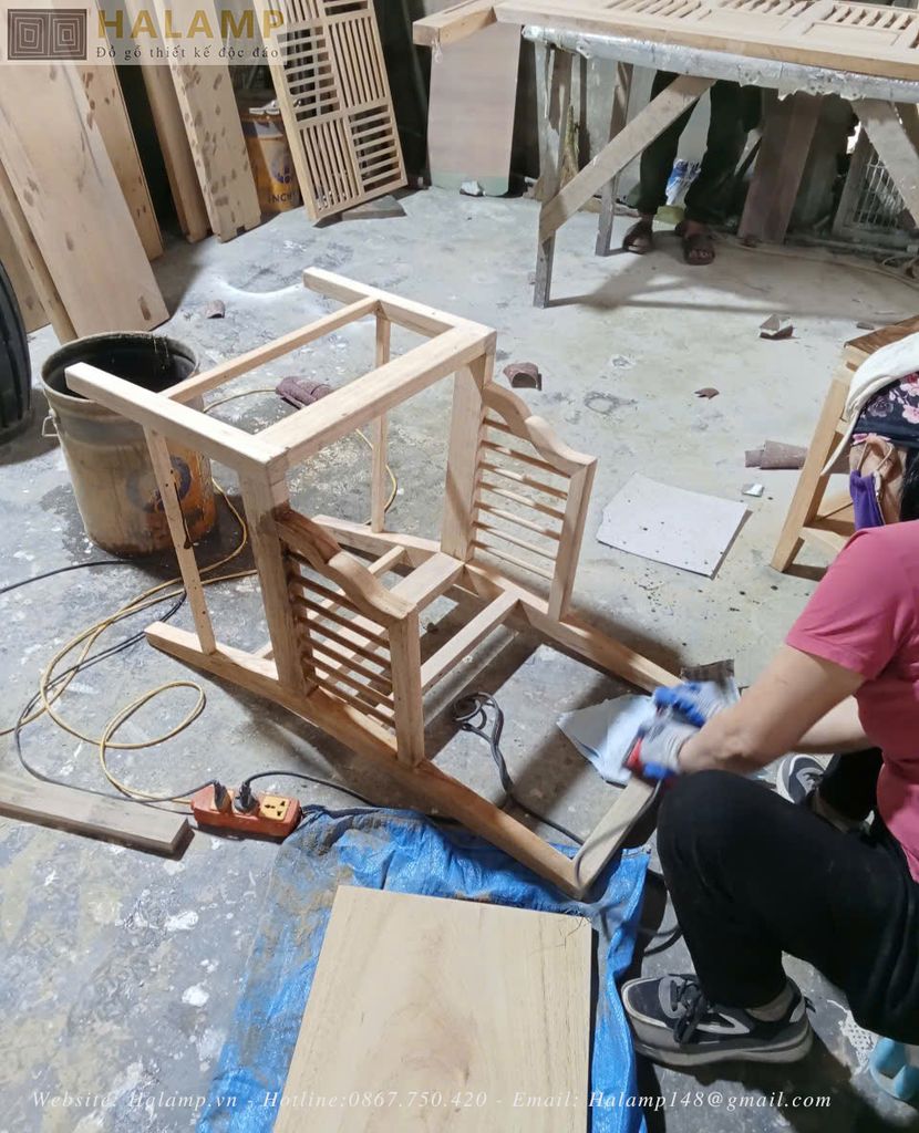 HALAMP - XƯỞNG GỖ THI CÔNG TRỰC TIẾP - KHÔNG QUA TRUNG GIAN