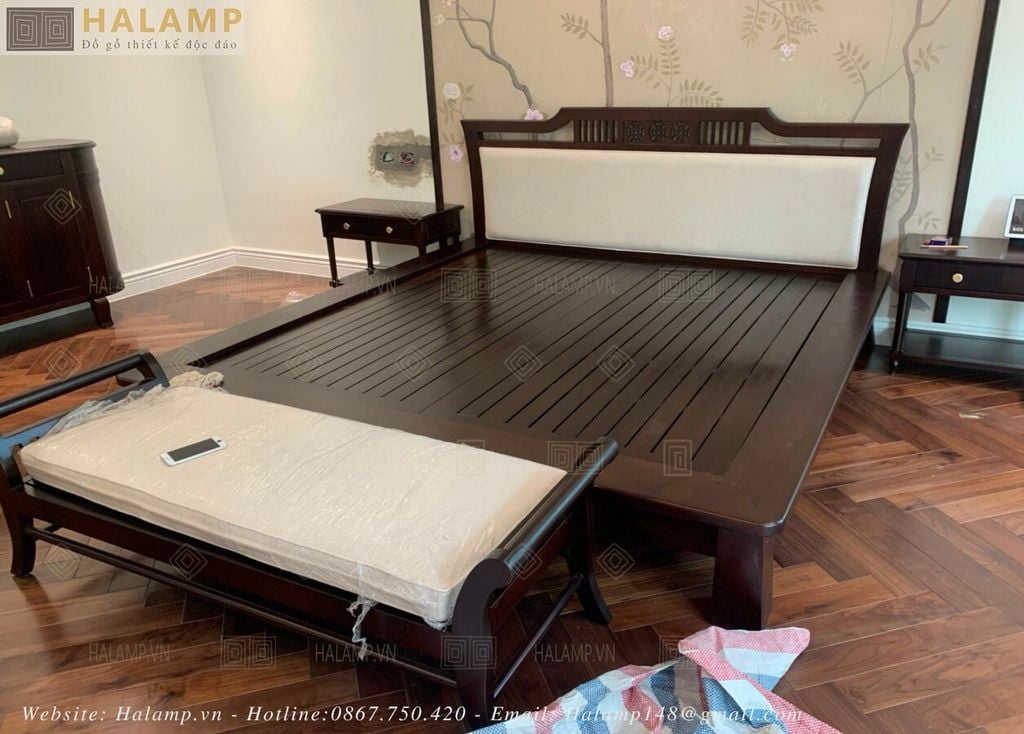 Hình ảnh mẫu giường phản 2x2,2m