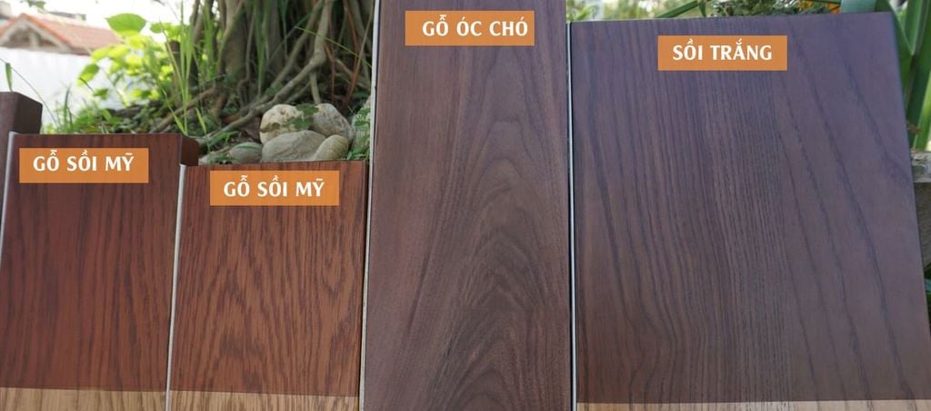 Màu sắc gỗ hoàn thiện