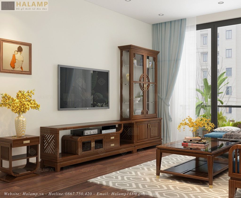 Halamp đã giúp anh chọn được một chiếc kệ vừa đẹp, vừa hợp gu, lại chuẩn không gian nhà