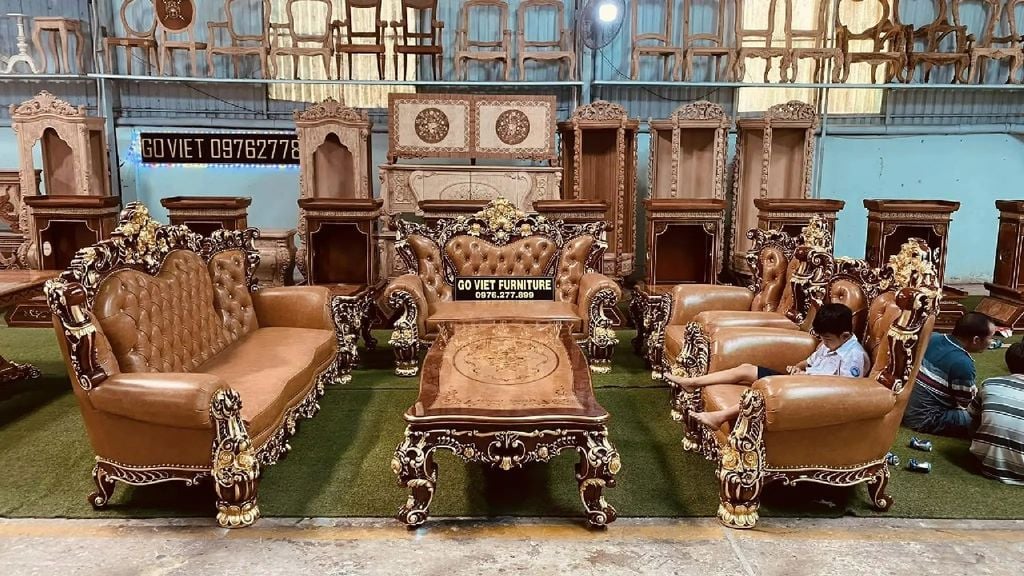 Nội thất gỗ việt tân cổ điển