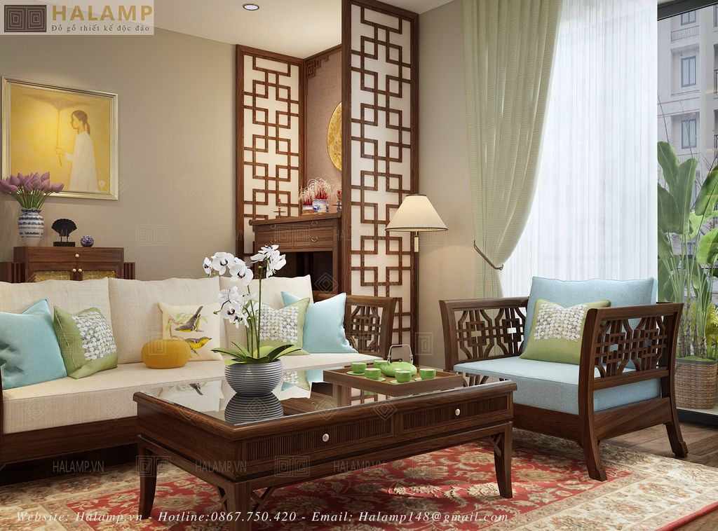 mẫu vách bàn thờ cho căn hộ chung cư
