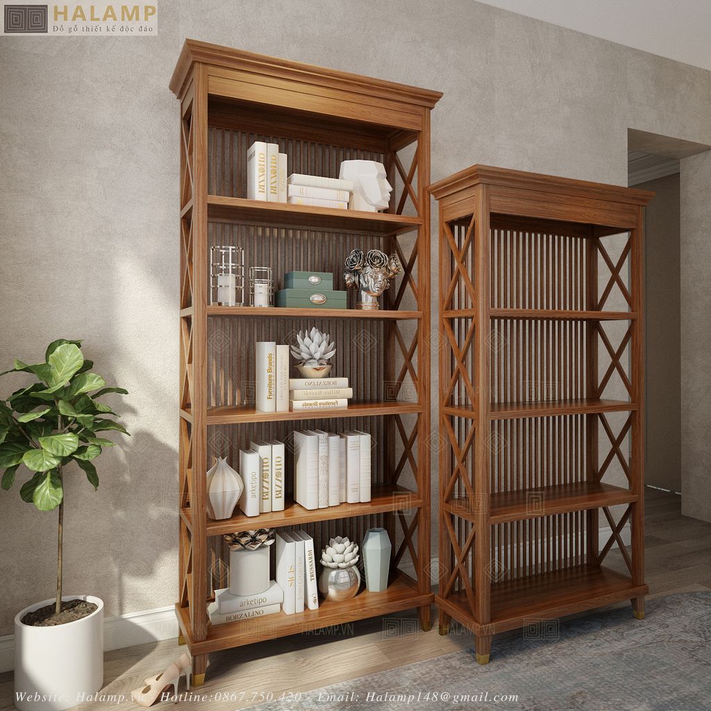 Tủ trang trí gỗ tự nhiên đẹp nội thất phong cách Việt