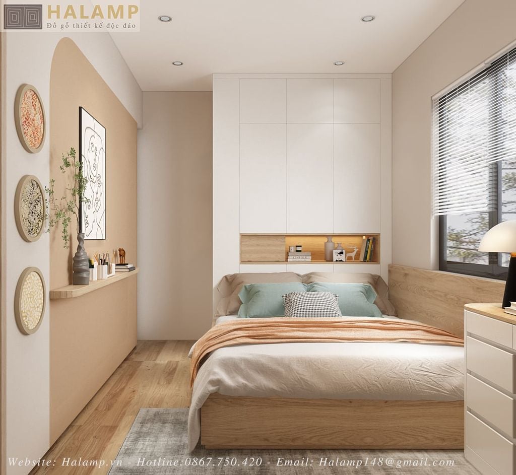 Thiết kế phòng ngủ con nhà phố diện tích nhỏ