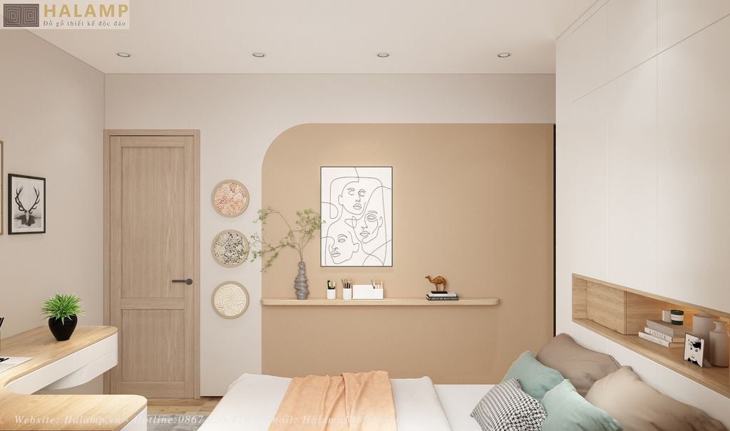 Thiết kế phòng ngủ con nhà phố diện tích nhỏ