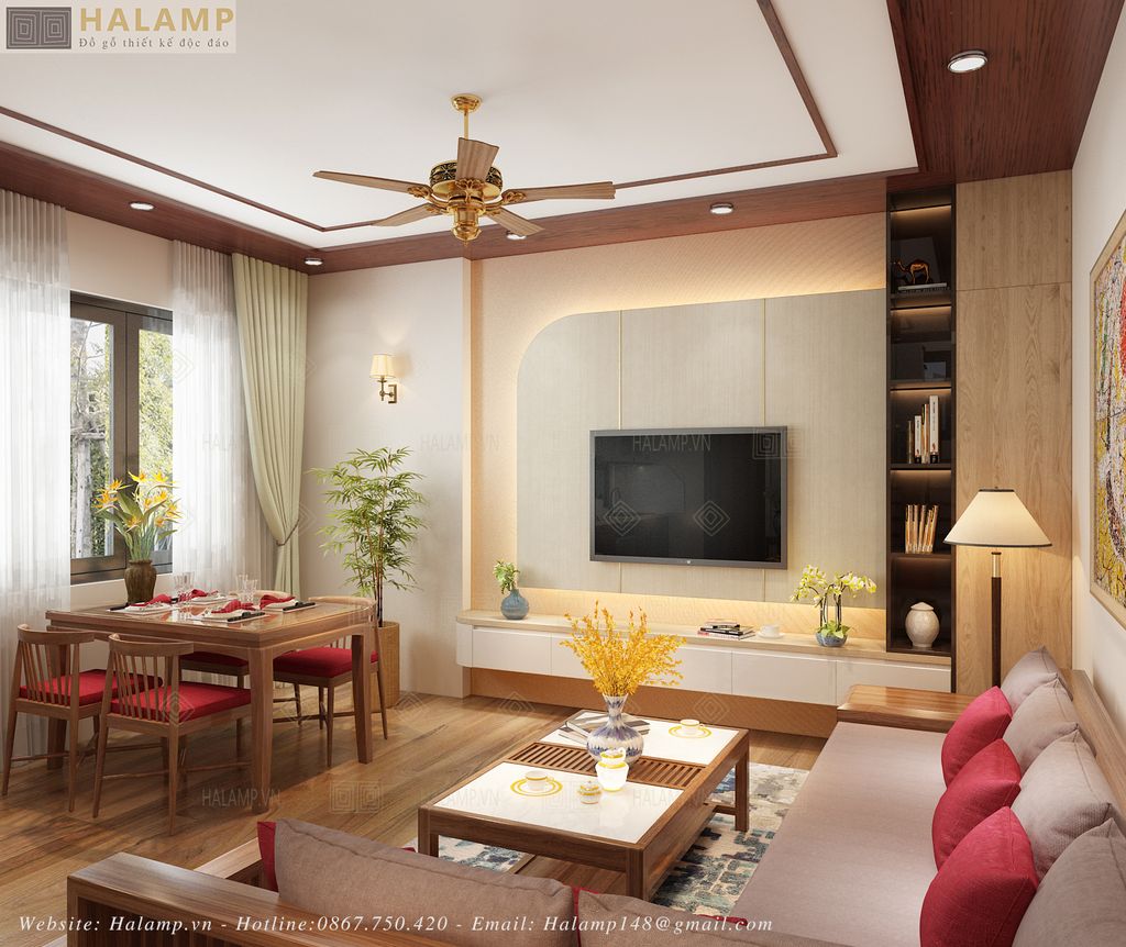 Thiết kế phòng khách nhà phố diện tích nhỏ