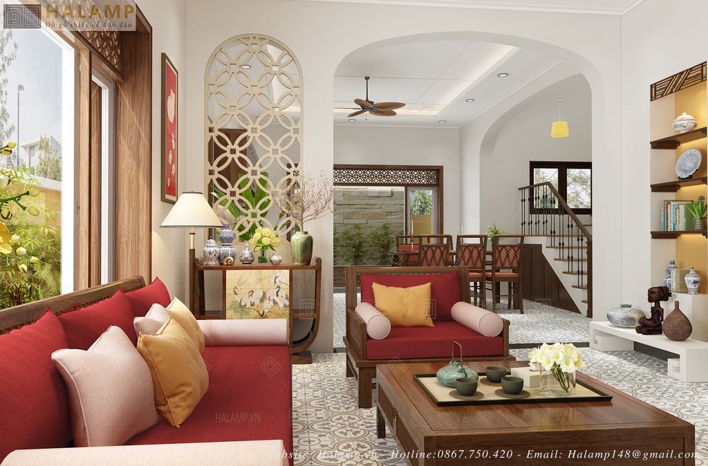 mẫu ghế sofa truyền thống trong phòng khách