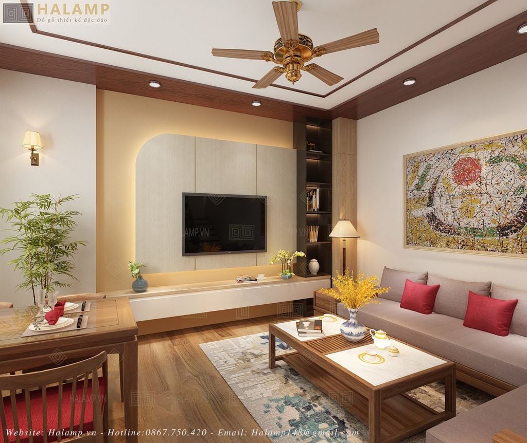 Thiết kế phòng khách nhà phố diện tích nhỏ