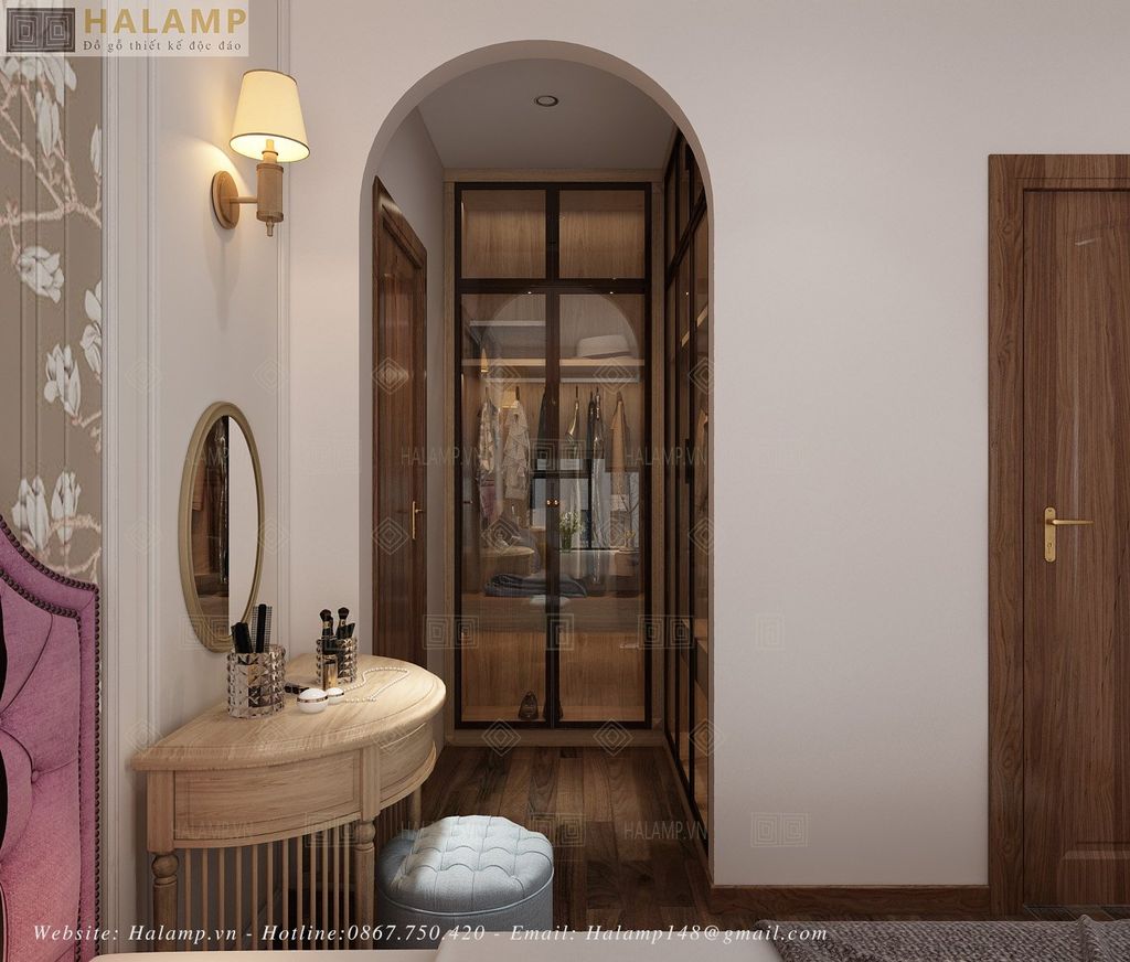 Thiết kế nội thất phòng ngủ master chung cư đẹp