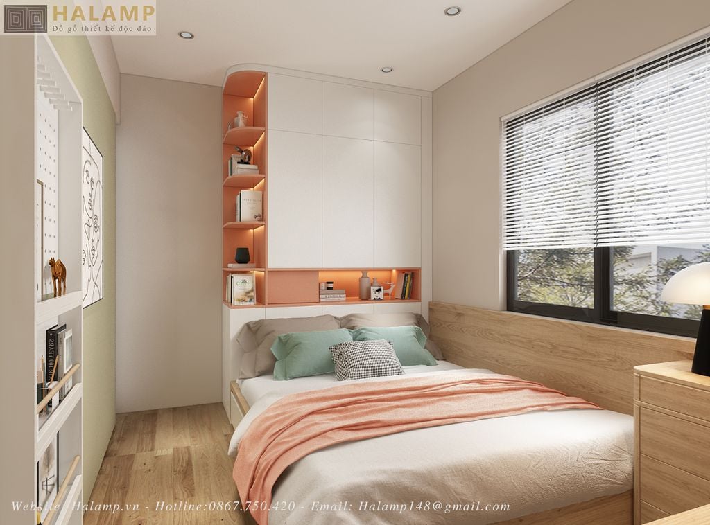 Thiết kế phòng ngủ con nhà phố diện tích nhỏ
