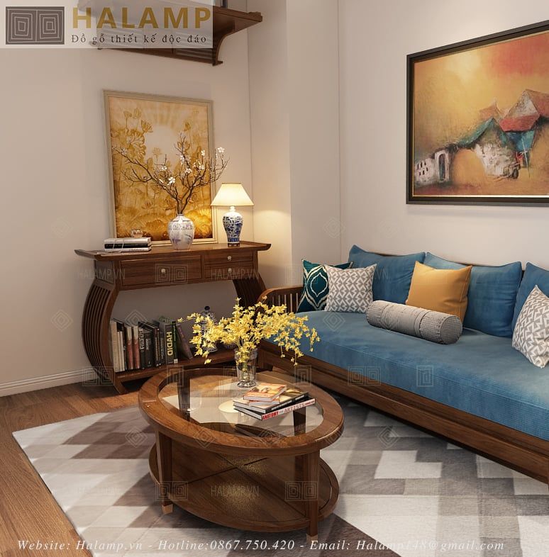 Bàn trang trí mang đậm chất Việt