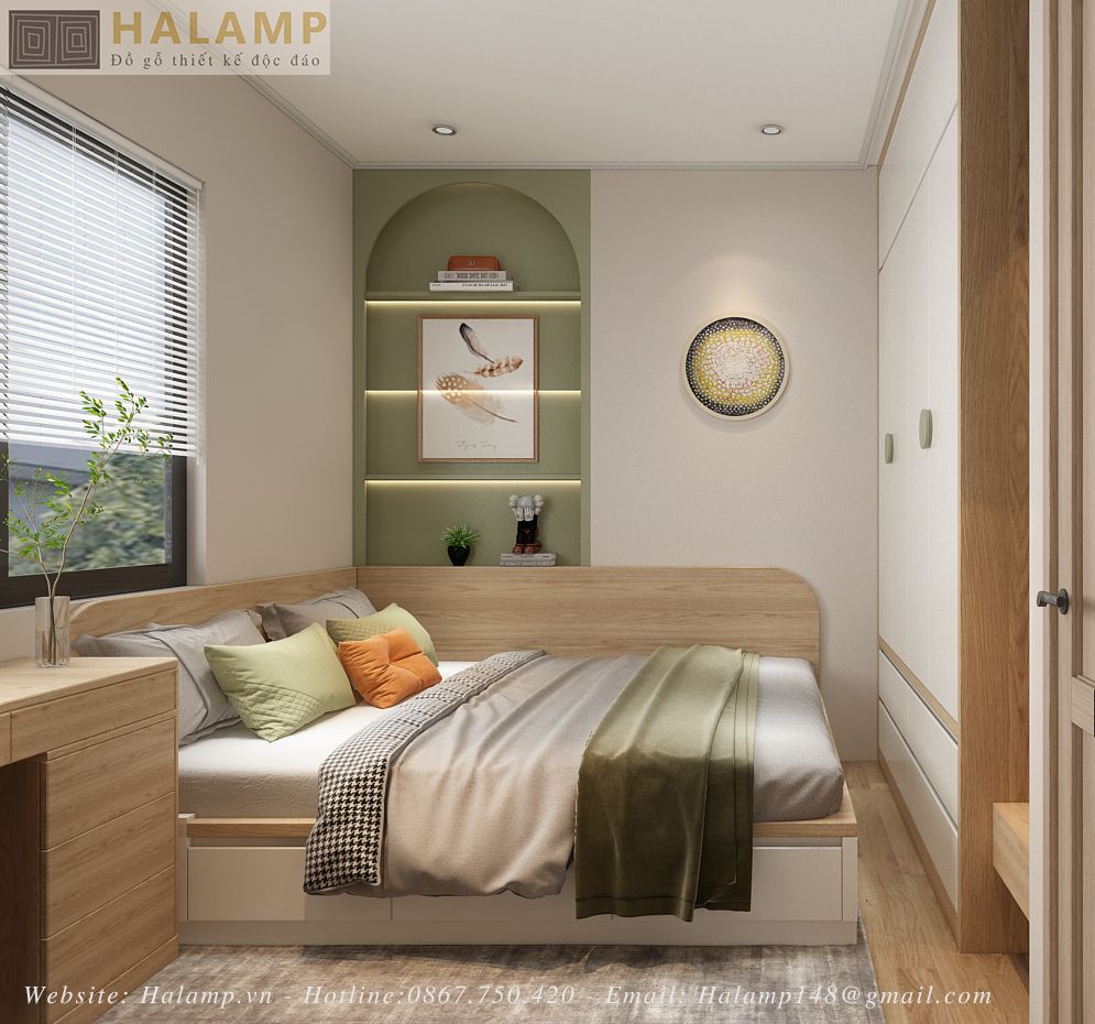 Thiết kế phòng ngủ nhà phố diện tích nhỏ