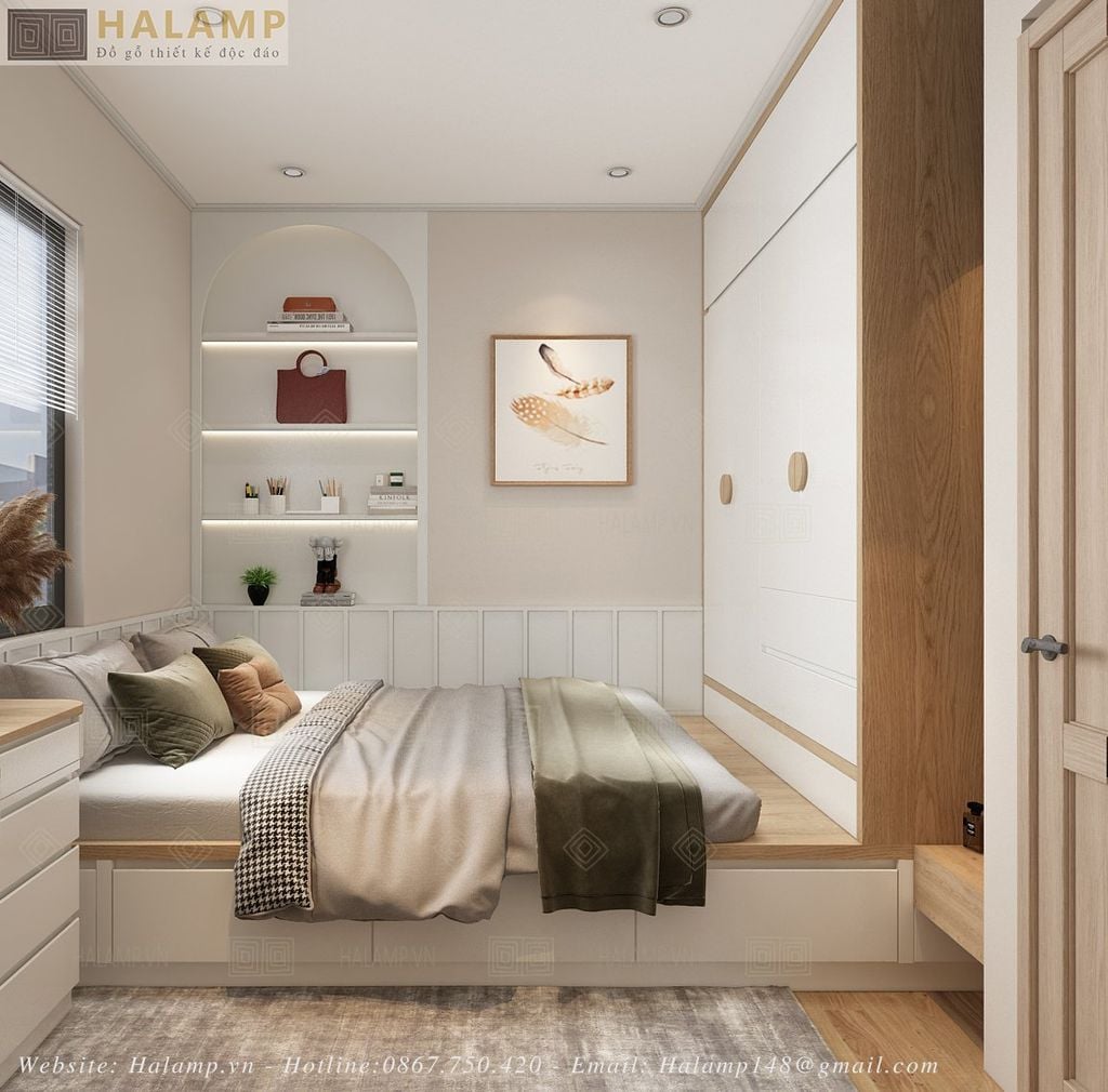 Thiết kế phòng ngủ nhà phố diện tích nhỏ