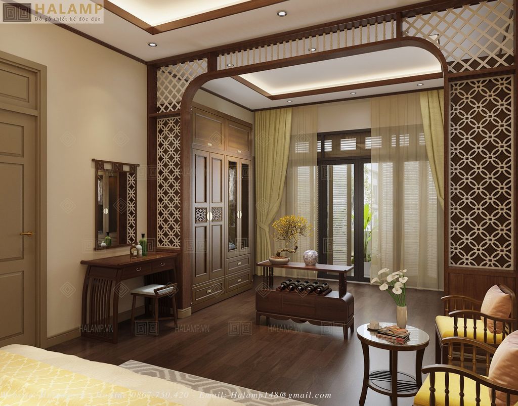 Thiết kế vách ngăn phòng ngủ