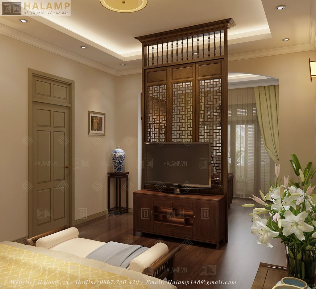 Thiết kế vách ngăn phòng ngủ