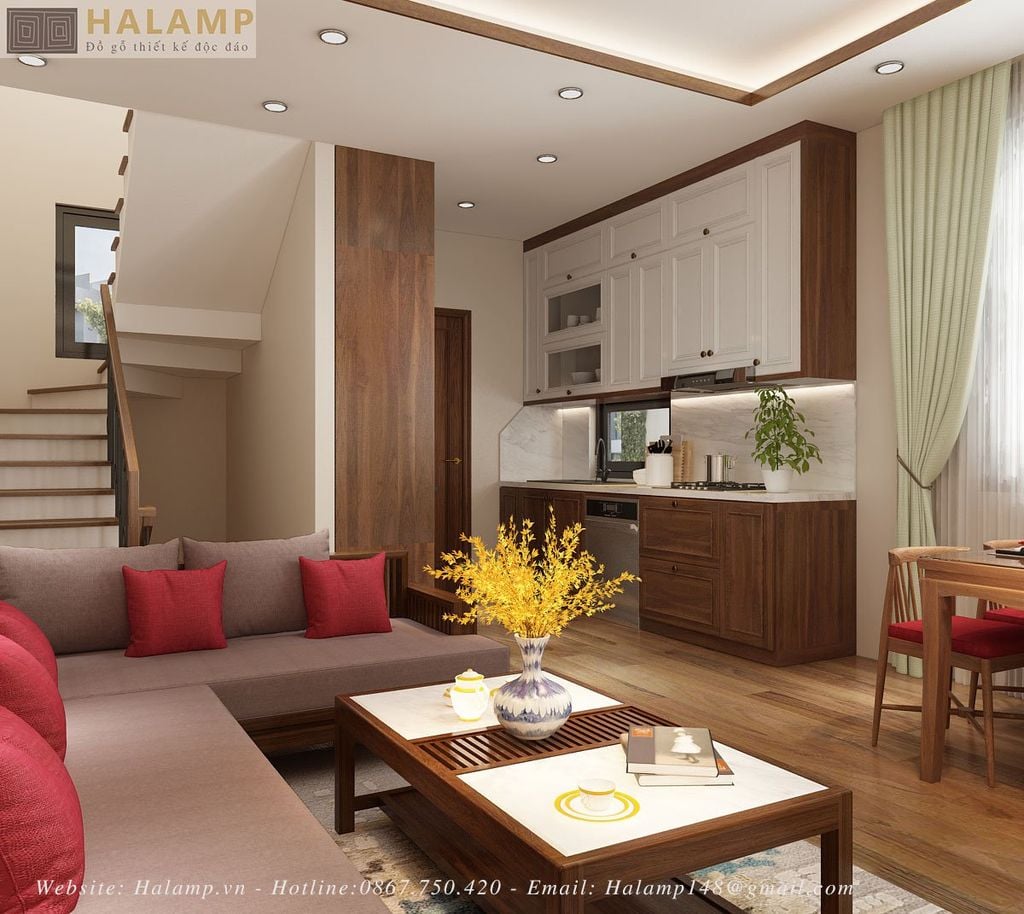 Thiết kế phòng khách nhà phố diện tích nhỏ