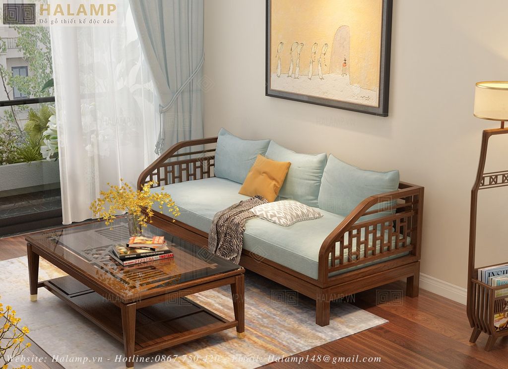 Mẫu sofa văng ghế dài nhẹ nhàng