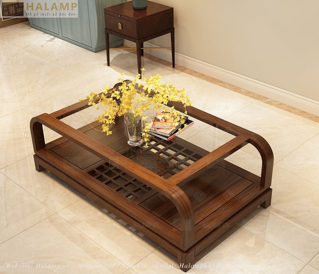 bàn khách gỗ tự nhiên
