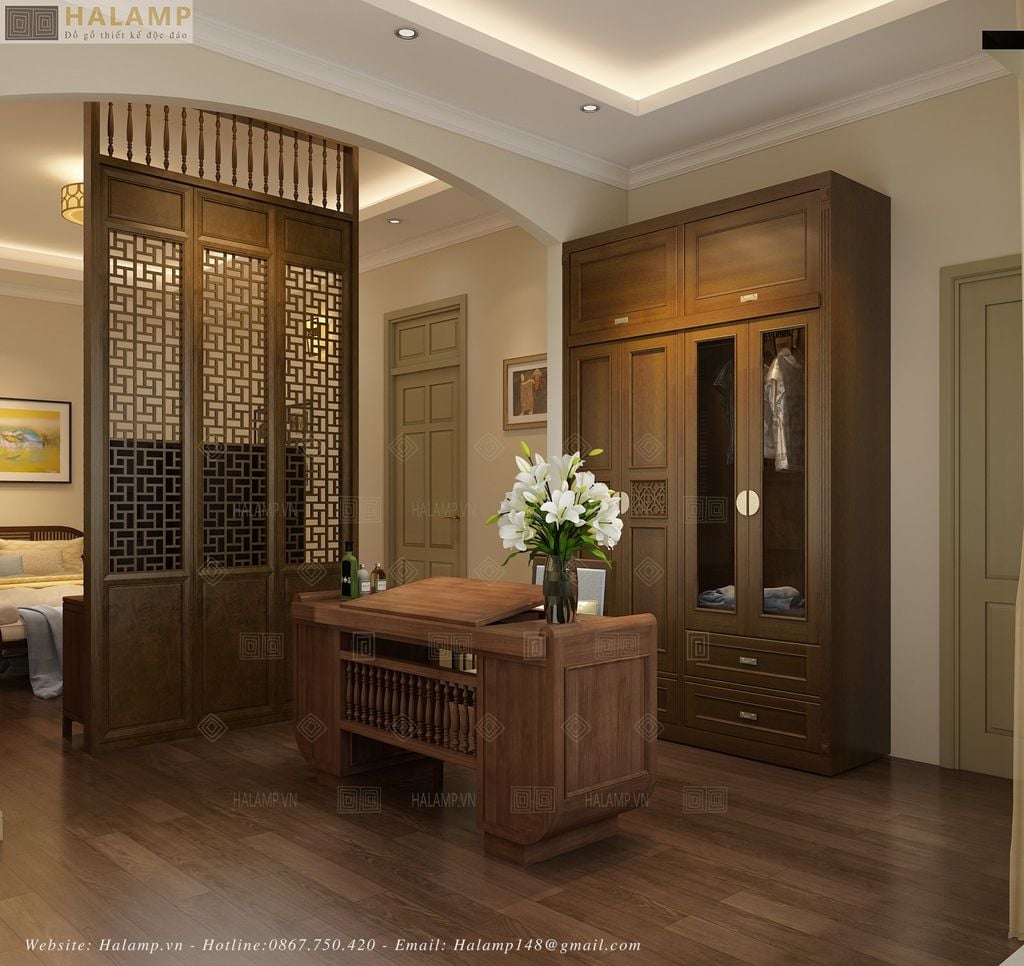 Thiết kế vách ngăn phòng ngủ