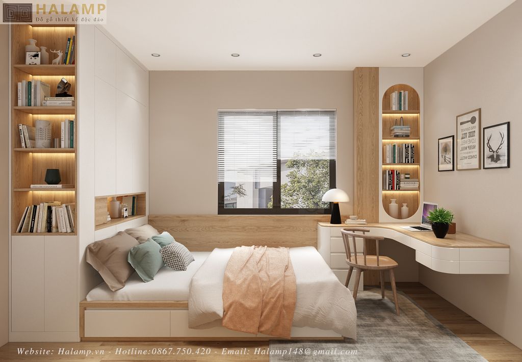 Thiết kế phòng ngủ con nhà phố diện tích nhỏ