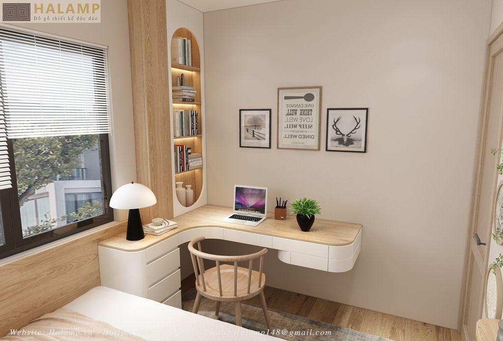 Thiết kế phòng ngủ con nhà phố diện tích nhỏ