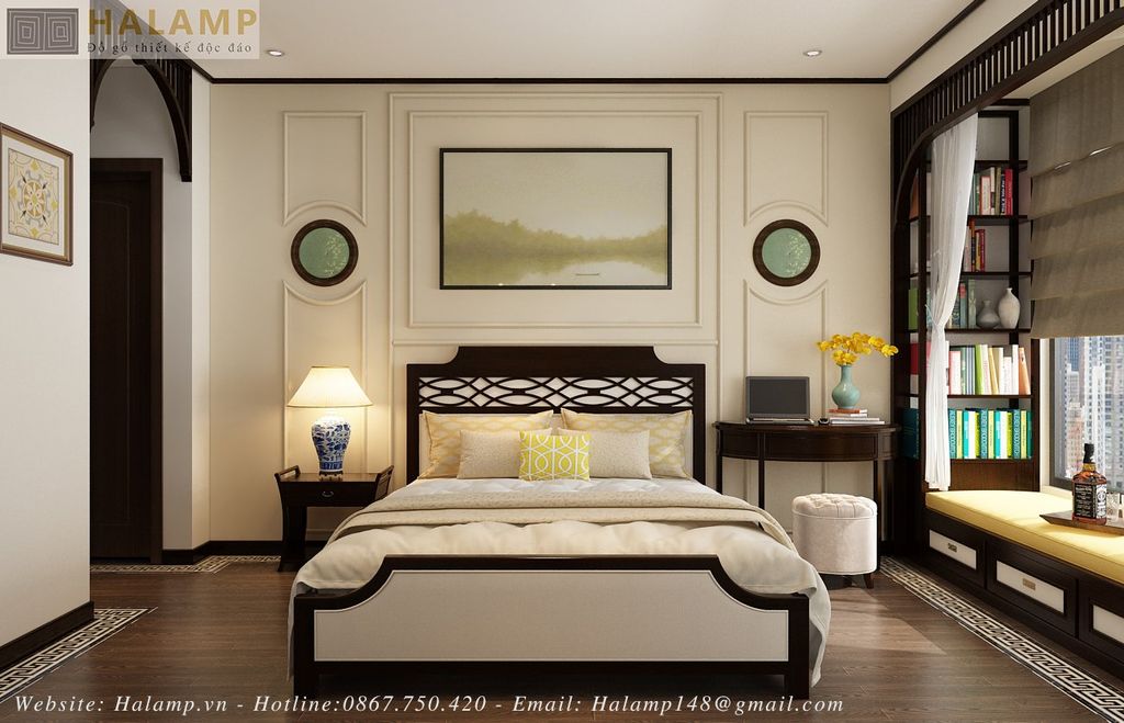 Trang trí tường bằng phào chỉ Pu