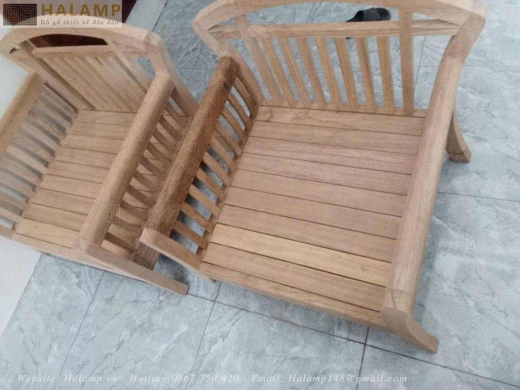 sofa gỗ gụ tự nhiên
