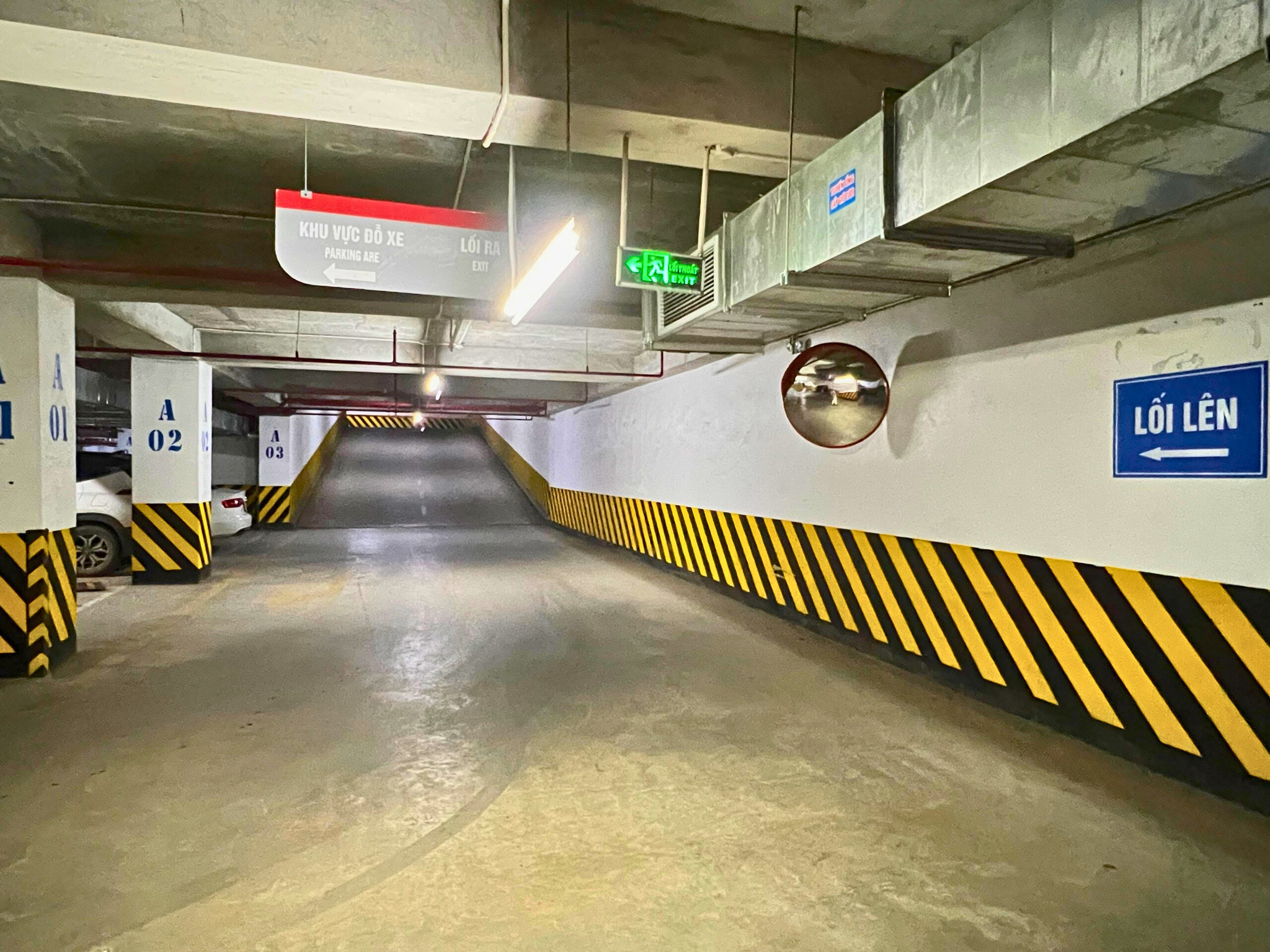 3 tầng hầm để xe đáp ứng nhu cầu của cư dân Hanoi Paragon