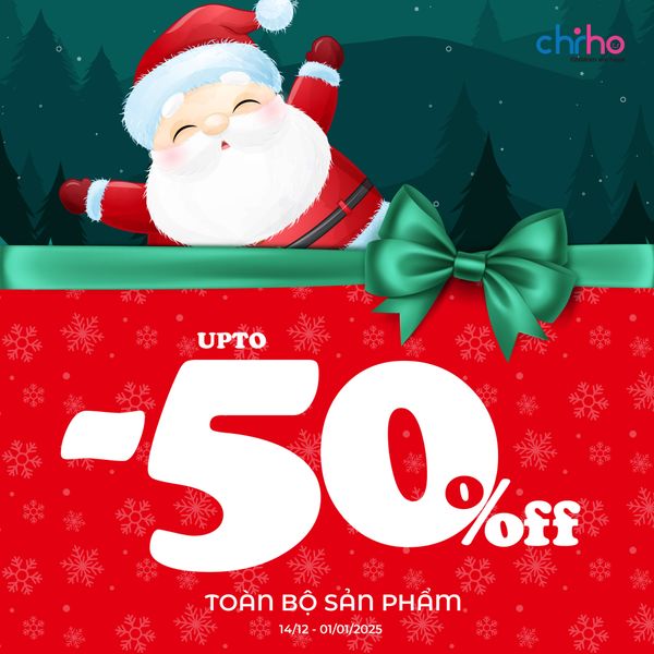 RỘN RÀNG GIÁNG SINH - ƯU ĐÃI ĐẶC BIỆT TỪ CHIHO!