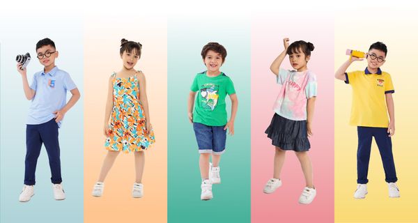 Phối đồ theo màu sắc 'biến hóa' cho bé những trang phục thật thời trang