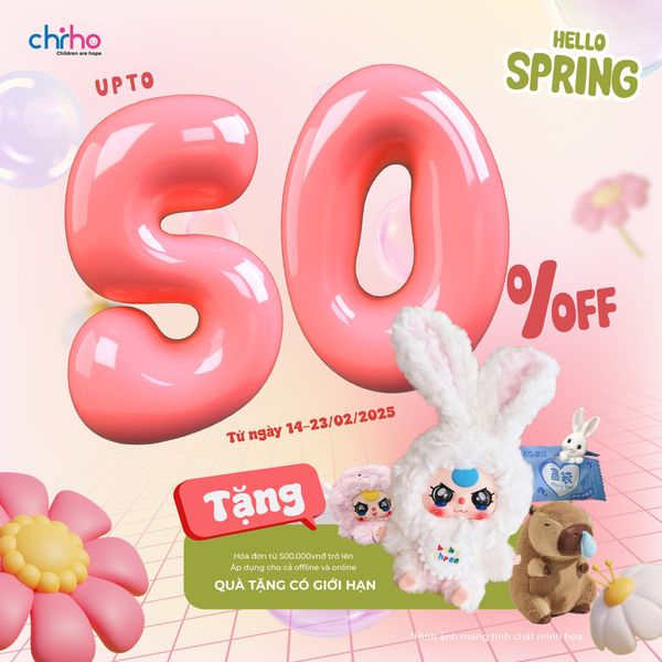 HELLO SPRING – ĐÓN XUÂN RẠNG RỠ, NHẬN ƯU ĐÃI CỰC ĐÃ CÙNG CHIHO!