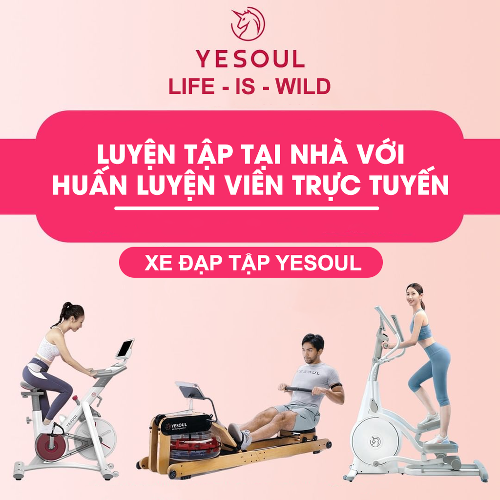 Xe đạp tập Yesoul - Luyện tập tại nhà với Huấn luyện viên cao cấp