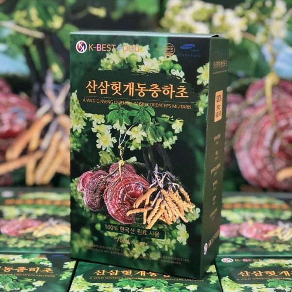 NƯỚC BỔ GAN GIẢI RƯỢU SÂM NÚI- ĐÔNG TRÙNG HẠ THẢO 2