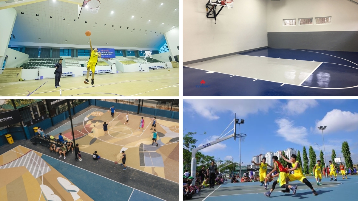 Địa chỉ sân bóng rổ quận Cầu Giấy, Hà Nội: Danh sách sân bóng chất lượng