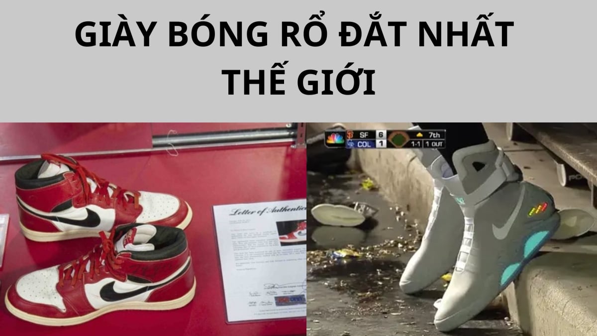 10 đôi giày bóng rổ đắt nhất thế giới - Biểu tượng của đẳng cấp và đam mê