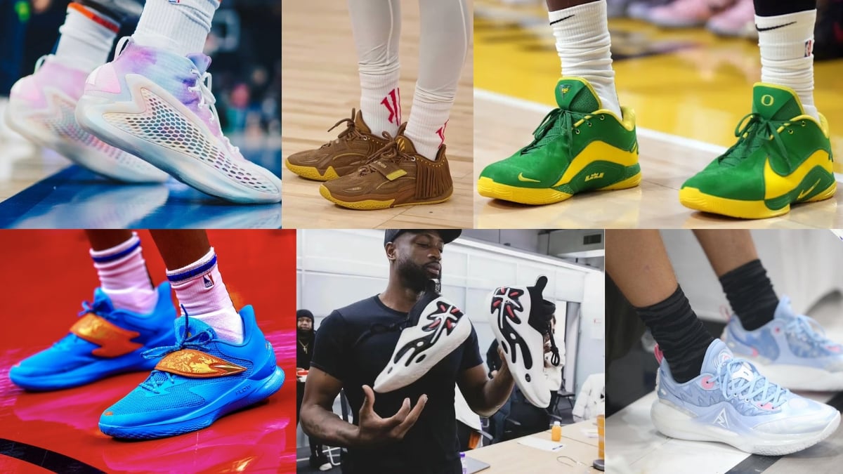 Mẫu giày bóng rổ xuất hiện tại NBA mùa giải 24-25