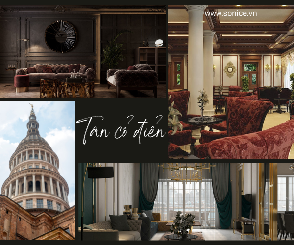 THIẾT KẾ NỘI THẤT THEO PHONG CÁCH CỔ ĐIỂN