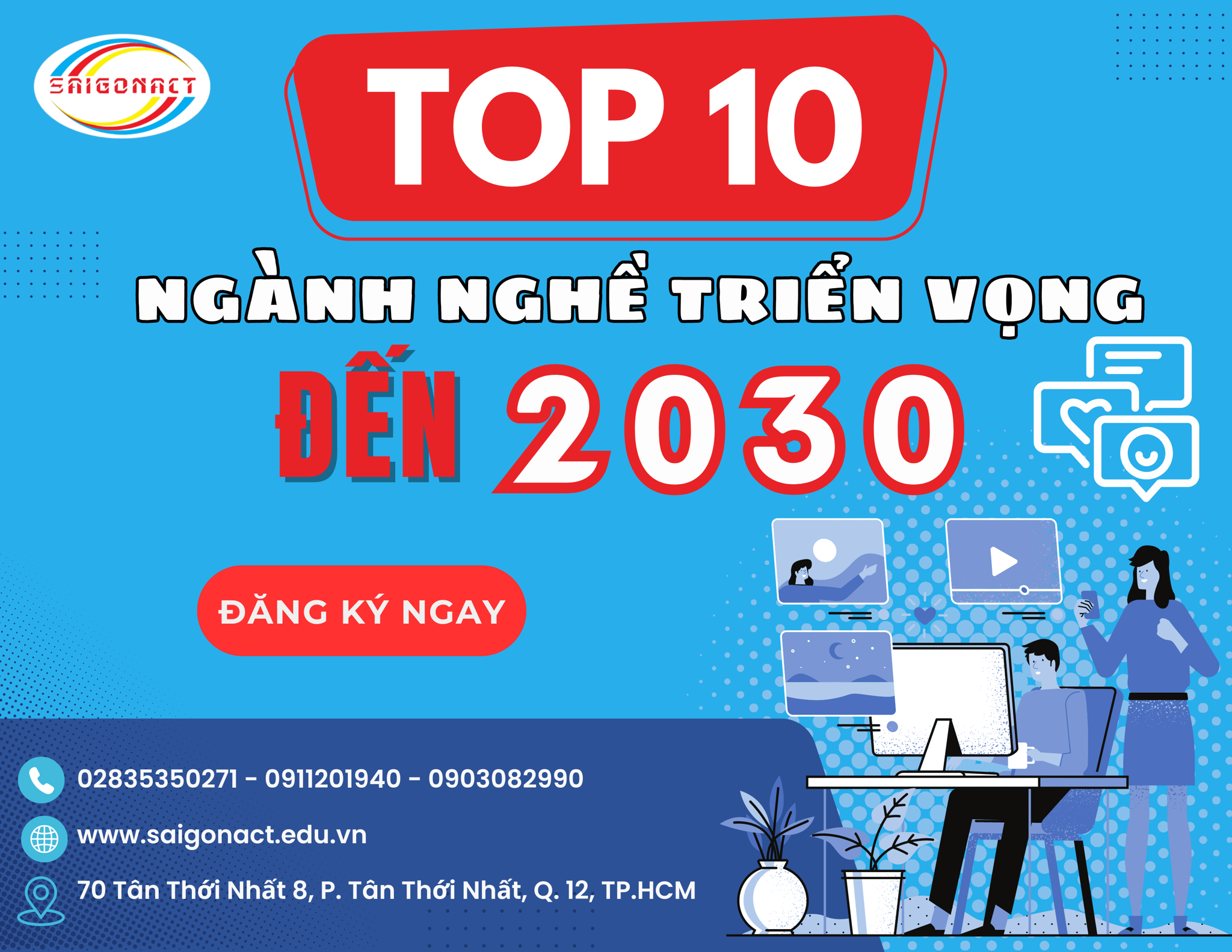 TOP 10 NGÀNH NGHỀ CÓ TRIỂN VỌNG TƯƠNG LAI ĐẾN NĂM 2023