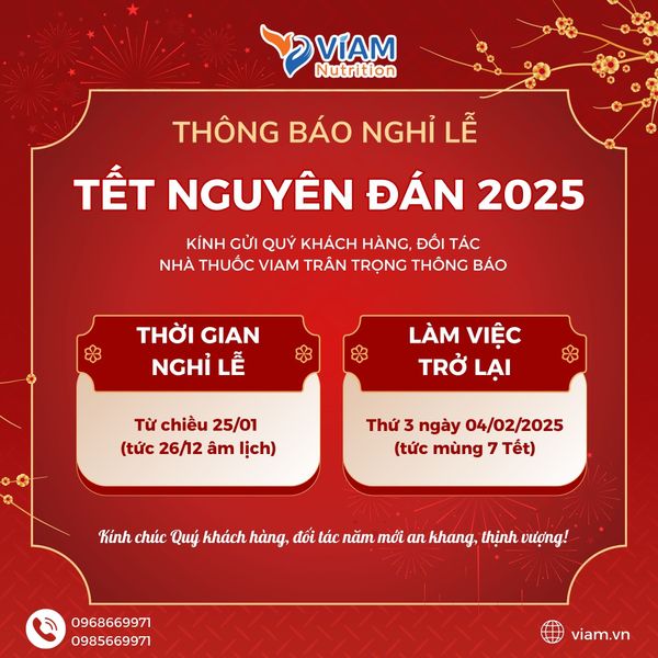 Thông báo nghỉ Tết Nguyên Đán 2025
