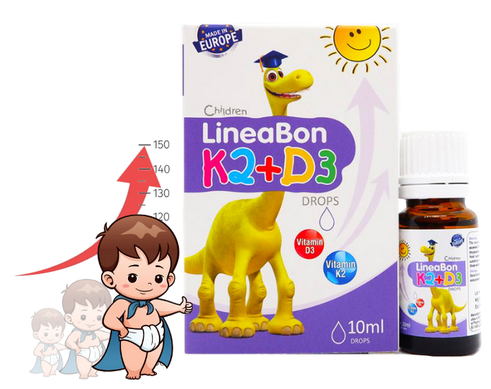 Lineabon K2 + D3 cho trẻ sơ sinh có tốt không?